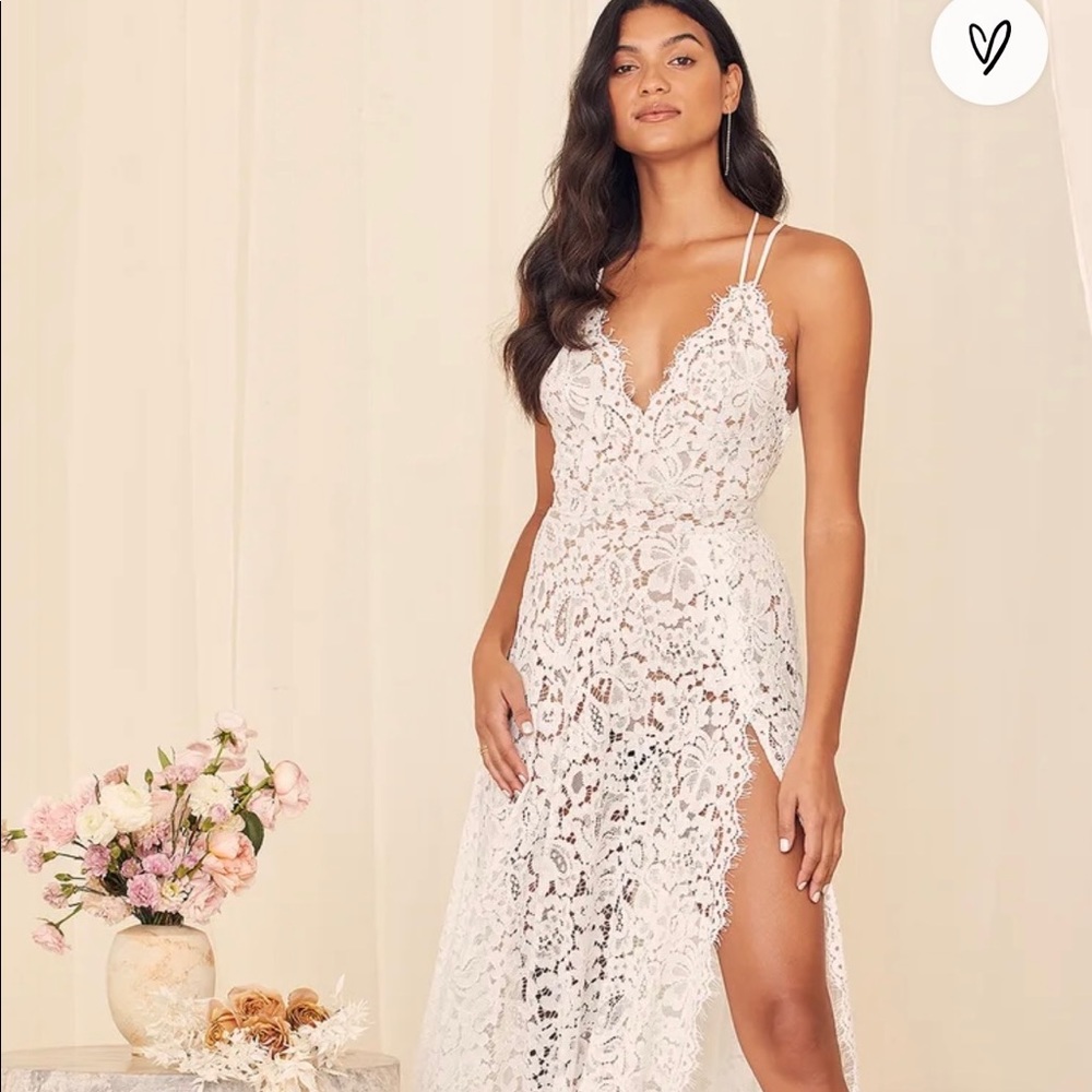 Lulus wedding dress
